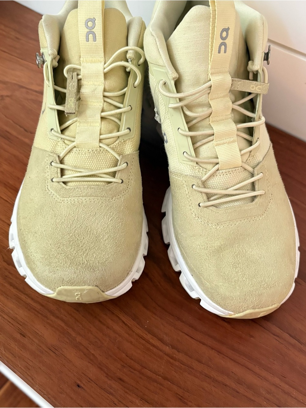 ON Womens Cloud Hi Running Sneakers Shoes Endive Green Sz 7.5 Athletic Lifestyle - Picture 8 of 11